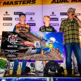 ADAC MX Masters 2018 , ADAC MX Masters Holzgerlingen  Jahresehrung: Red Bull Holeshot Award für Constantin Piller ( Deutschland / KTM / MEFO SPORT RACING TEAM / MSC Freisinger Bär ) und Tobias Caprani ( Dänemark / KTM ) beim ADAC MX Junior Cup 85